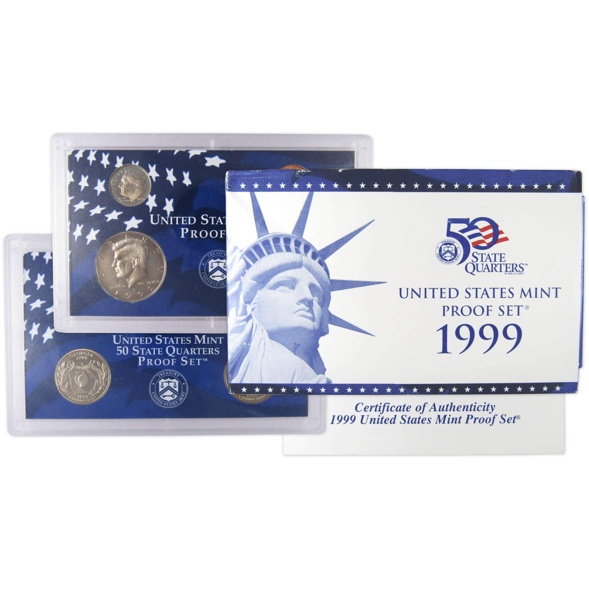 1999 Clad Proof Set U.S. Mint Original Government Packaging OGP